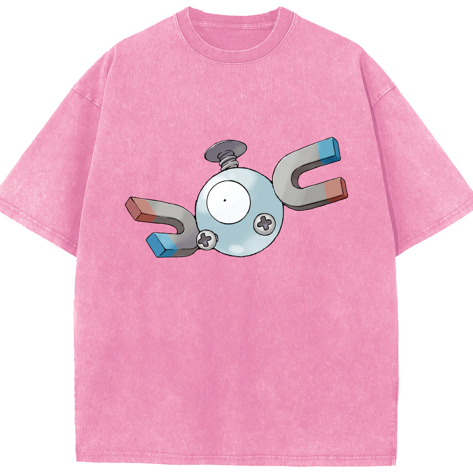 （画像用） ポケットモンスター Pokémon 綿100% ヴィンテージ風 半袖Tシャツ（フロントプリント）